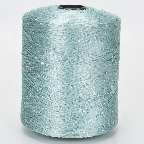 Glitter Filati Fantasia Paillettes 100G/700M Filato All'Uncinetto Per Maglieria Filato Di Poliestere Con Paillettes Filato Glitterato Paillettes 2Pc A-4