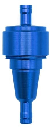 6mm CNC In Lega Di Alluminio Vetro Moto Gas Combustibile Benzina Filtro Olio Accessori Per ATV Dirt Pit Bike Motocross