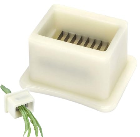 Mppchhn Cortador De Judías Verdes,Cortador Rallador De Judías Verdes - Accesorio De Cocina Para Preparación De Comidas Con Verduras Para Hogar, Exterior, Camping, Reuniones Y Picnics