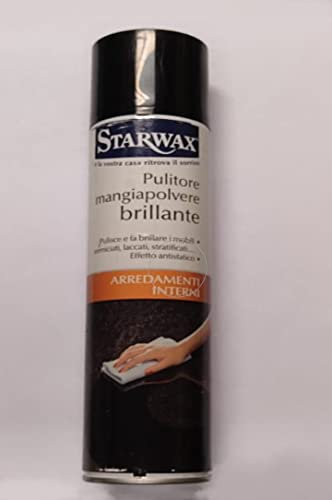 STARWAX - PULITORE MANGIAPOLVERE BRILLANTE 400ml - PER ARRENDAMENTI INTERNI
