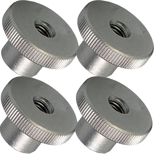 Knurled Thumb Nuts A1 Stainless Steel Threaded Nut (4, M5 / 5mm High Type)