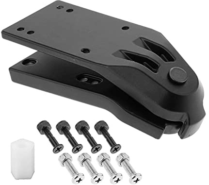 Generic Premium Surfskate Truck Universale Skateboard Refit Adattatore per Binario da Surf Maneggevole Supporto per Adattatore per tavola da Surf Viti per - Nero
