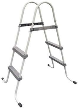Escalier Piscine Hors Sol Matériau Métallique, Pédale Antidérapante, Facile À Monter et À Descendre, Échelle Piscine Hors Sol pour Piscine Hors Sol