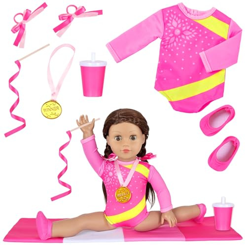 ZITA ELEMENT 18 Inch Girl Doll Olympic Gymnastics Clothes and Accessories