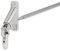 Gelenklager für Kurbelgetriebe, Schwenkbereich 90° (Grad), Platte 85 x 23 mm, vernickelt, inkl. Vierkantstab 300 mm x 6 mm, von EVEROXX®