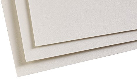 Clairefontaine 197010C Packung (mit 5 Zeichenbögen Pastelmat, 24 x 32 cm, 360 g, ideal für Trockentechniken und Pastell) hellgrau