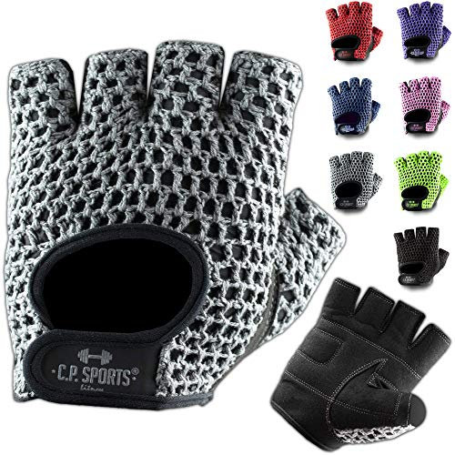 C.P. Sports Fitness Handschuh – Fitnesshandschuhe, Trainingshandschuhe – Kraftsport, Bodybuilding, Gewichtheben, Training – Damen & Herren – waschbar & atmungsaktiv