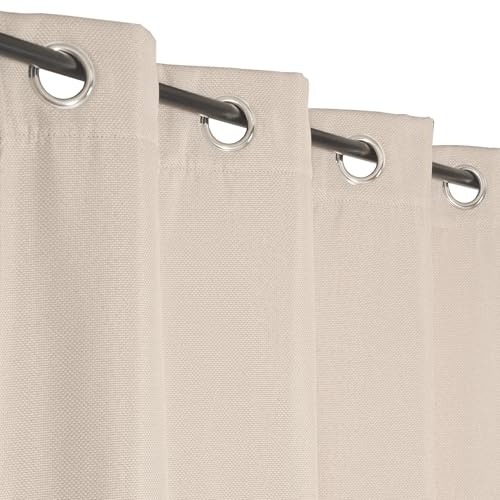 Atout Ciel Rideau Thermique à œillets 140x240cm prêt à Poser, Beige