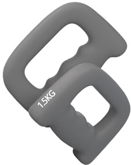 wueiooskj Boxning Hantel Aerobics Fitnessträning Styrketräning Promenader Skuggboxning MMA-träning Kondition Multifunktionell Liten Hantel För Handvikter Män Kvinnor, Grå, 1.5 kg