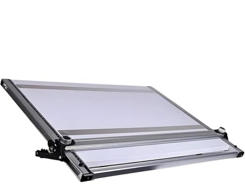 Tavola da disegno portatile da tavolo con barra parallela, lavagna da disegno multi-angolo per artisti, ingegneri, progettisti, A2