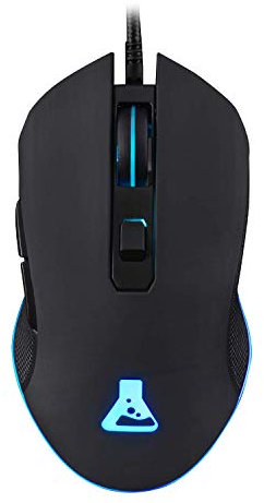 The G-Lab - Kult Helium Souris Gamer Filaire USB - Capteur Optique 800 à 6400 DPI, Rétroéclairage LED 7 Couleurs, 6 Boutons - Souris Gaming Confortable et Légère - Compatible PC PS4 Xbox One PS5