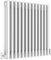 White Radiator Traditional 3 Column Radiator Horizontal Radiators Cast Iron Style 600x605mm Central Heating Interior Design