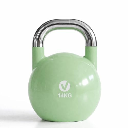 Kettlebell de Competición Viok Sport – Pesa Rusa Profesional para Cross Training y Entrenamiento Funcional - Disponible en 8, 10, 12, 16, 20, 24, 28 y 32 kg (10, Kilogramos)