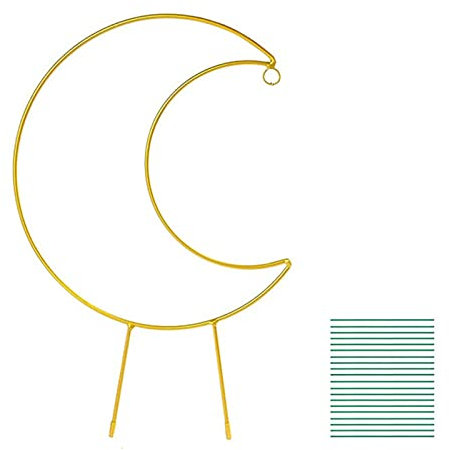 Petit treillis végétal de type croissant U, treillis végétal en croissant, mini plantes d’intérieur en pot en métal, décoration grimpante pour vigne lierre Philodendron