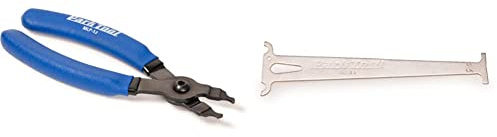 Park Tool MLP-1.2 Master Link Pliers Tool, Blue & CC-3.2 Chain Wear Indicator Tool, Blue
