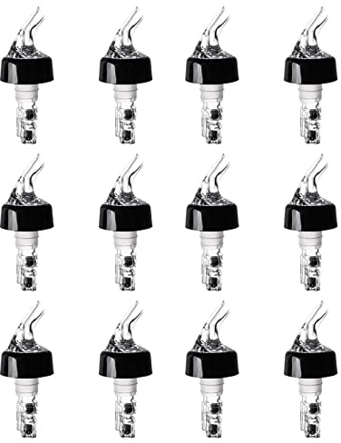 RANRAO 12 versatori per bottiglie da 3 cl, versatore per liquori, dosatore, adatto per cocktail, vino e casa