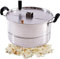 Umiup Manual mixed popcorn pot, stove gas popcorn machine stainless steel commercial non-stick manual hand popcorn machine