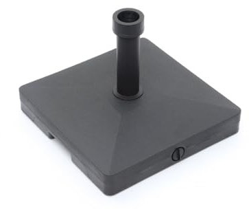 Habitat et Jardin Pieds de Parasol a Lester avec roulettes - Noir