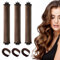 Rizador de Pelo Sin Calor - 3 Rulos Flexibles para Rizar Pelo, Heatless Hair Curlers, Rizos Sin Calor, Ondas Sin Calor para Cada Tipo de Cabello, Rizador Sin Calor para Cabello Largo y Mediano