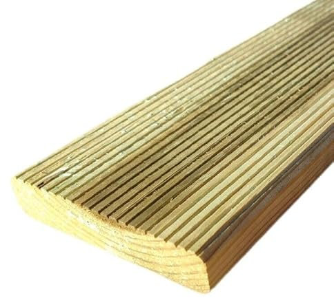 Generico Pavimento Legno da Esterno Decking Pino Impregnato Autoclave mm 20 x 90 x 3000