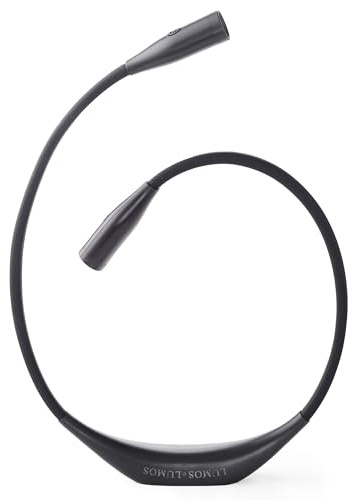 Lumos Knitting Light, Crafter Light Around Neck for Knitters and Crocheters, 3 Colors & Adjustable Brightness. Portable, Wearable, Rechargeable&Long Lasting (Black)