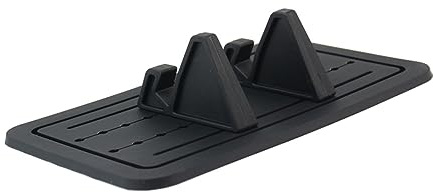 TOPPERFUN 1pezzi Supporto per Telefono Cellulare in Silicone per Auto Supporto Anti-Scivolo per GPS e Dispositivi Mobili Nero