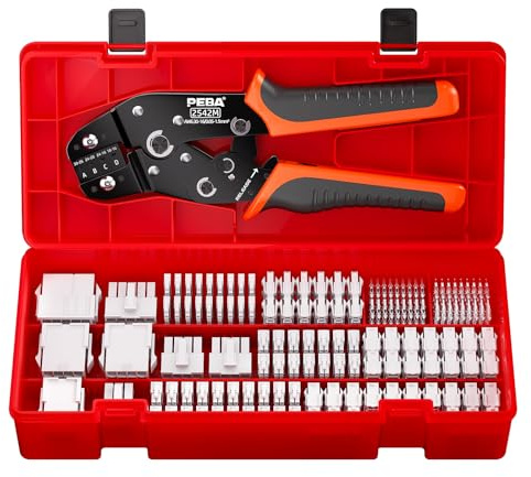 PEBA Kit Crimpado Mini-Fit Jr. 4.2mm Alicate Carraca 2-10 Pines