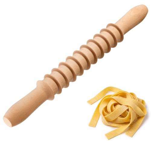 Westmark Cortador de pasta Pappardelle – Ideal para cortar pasta casera en tiras finas uniformes, ancho de corte de aproximadamente 15 mm, hacer pasta usted mismo, madera de haya