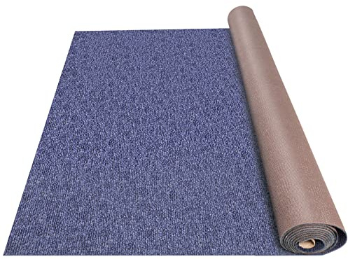 Happybuy 6 ft x 23 ft Deep Blue Marine Carpet for Boats Waterproof - 0.18 Thick Indoor Outdoor Rug Carpet Roll for Home Patio Porch Deck