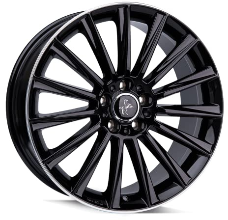 Keskin KT18 7JX17 5/108 ET48 72.6 Black Lip Polish Jante en aluminium