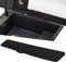 Volminex Silicone Faucet Mat for Sink, Narrow Kitchen Sink Splash Guard, Faucet Handle Drip Catcher Tray, Draining Mat for Sink Protector, Tap Drain Mats for Kitchen Bathroom Counter (Black, 60 cm)