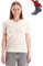 Merino.tech 100% Merino T Shirt Damen - Merinowolle Sport Wandern Thermoshirt Damen + Wandersocken (Large, Creamy White)