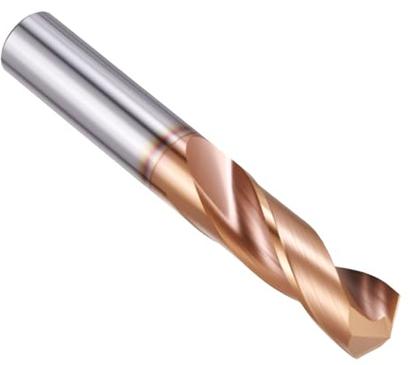 PATIKIL 11mm Drill Bit, Carbide Twist Jobber Bits Straight Shank 130° for Drilling Hard Metal Alloy Steel Stainless Steel Titanium Alloys - 1 Pack
