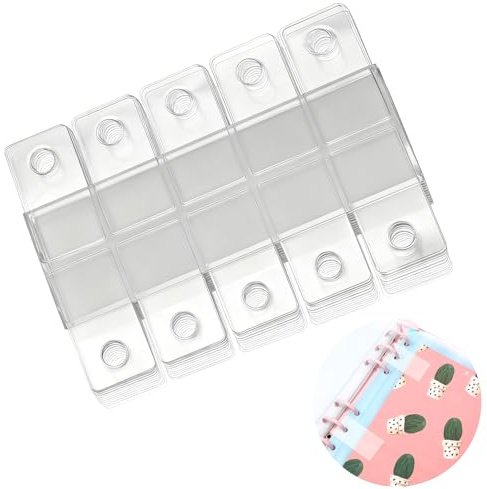 200 Pcs Ring Binder Stickers Clear Hole Reinforcement Stickers, Self-Adhesive Hole Punch Reinforcements for Loose-Leaf Paper, Repair Protect Pages for Binders, Notebooks, Planners, Photos, Documents​