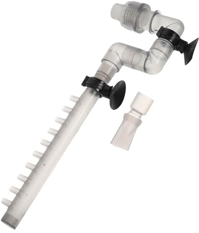 Toyvian Tuyau Plastique pour Aquarium Robuste et Léger Accessoire Filtre Externe pour Sortie et Entrée Eau Installation Facile pour Petits Bassins