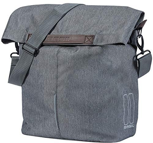 Basil Shoppertasche City 14-16L Hook On-System grau Melee Fahrrad Tasche