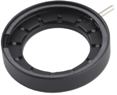Fafeicy Mikroskop Iris Adapter Justerbar Bländare Optisk Diafragma för Mikroskop Kompatibel med SK23 Modell Effektivt Ljusstyrning och Präcisionsjustering