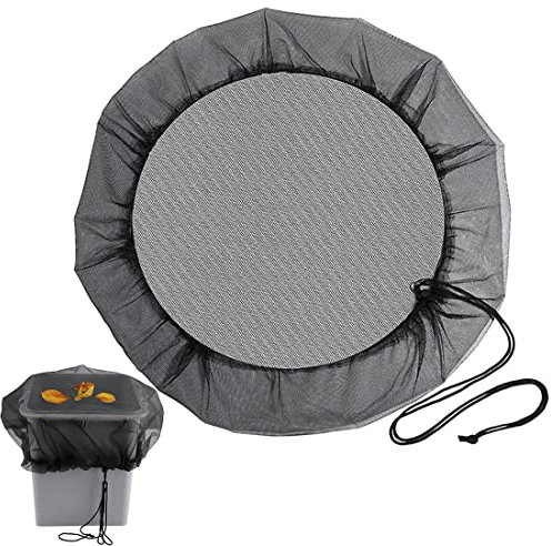 MDYNI Filet de récupération réglable en maille pour réservoir d'eau de jardin - Outil de collecte de feuilles pour l'extérieur