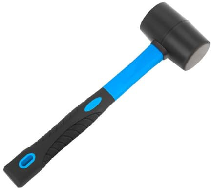 HOUSON Fahrrad Gummihammer, Hartgummihammer Ø45mm Gummihammer Fahrrad Werkzeug für Fahrrad Reparatur