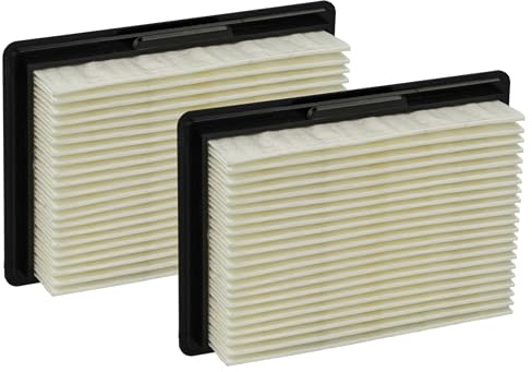 vhbw 2X Flachfaltenfilter kompatibel mit Bosch EasyVac Gas 12 V 3 601 JE3 001 Staubsauger - Filterelement