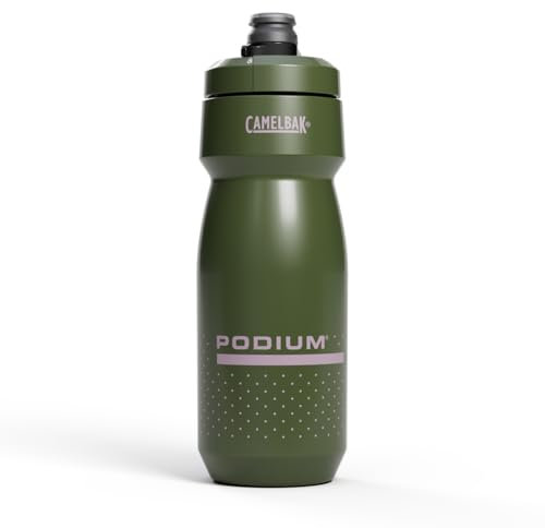 Camelbak PODIUM 710ml botella de agua para bicicleta – tapa autocierre – a prueba de fugas – libre de BPA – fácil de limpiar – Deep Fern, talla: OS