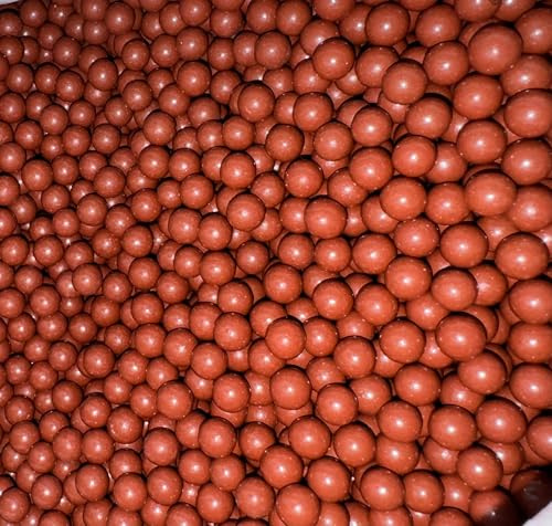 Tonkugeln Steinschleuder Munition 500g - 5000g Biologisch Abbaubar 8mm / 10mm / 12mm Schleudermunition Zwillen Kugeln Schleuder Slingshot Mudballs Clay Balls (500g, ca. 8mm)