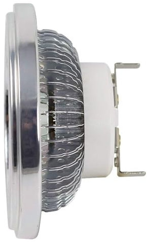 JiuRui LED Lampadine, Pacchetto di 4, LED AR111 Spotlight GU10/G53 14W AC230V Dimming Dimming Lampada in alluminio(Warm white,G53)