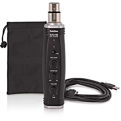 SubZero XLR to USB Signal Converter and Mic Preamp
