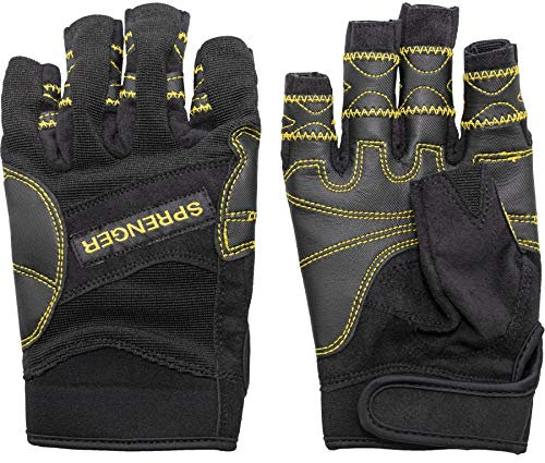 Sprenger Segelhandschuhe Regatta Sporthandschuhe ohne Fingerkuppen, Größe:XS