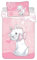 Jerry Fabrics Bettwäsche Marie Aristocats, 100% Baumwolle, Bettbezug 100 x 135 cm und Kissenbezug 40 x 60 cm, Rosa