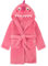 LOLANTA Kids Fleece Dressing Gown Dinosaur Plush Hooded Bathrobe, Rosered Dinosaur, S (2-3 Years)