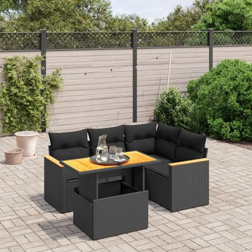 Rantry Garten-Sofagarnitur Ecksofa & Mittelsofa - PE-Rattan, bequem, UV-beständig, modulares Design Model3273057