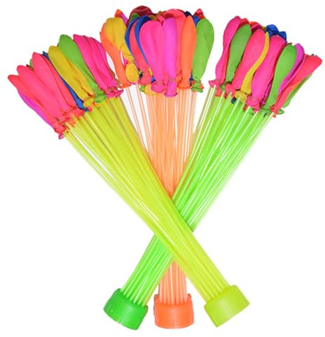DKDDSSS 222 Pcs Ballons D'eau, Bombe a Eau Ballon, Bombes à Eau, Ballon Eau, Ballons D'eau Faciles à Remplir, BBallons D'eau avec Fermeture Automatique, BBallons D'eau Color