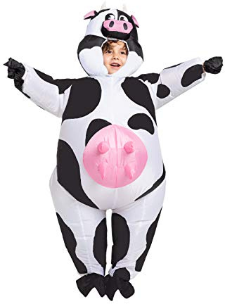 Spooktacular Creations Halloween Full Body Inflatable Cow Costume Kids